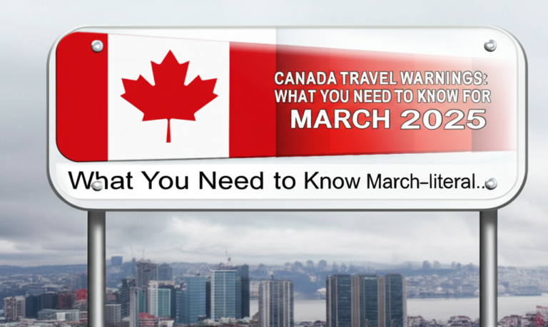 Canada Travel Warnings: What You Need to Know for March 2025